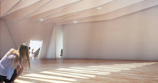 New temporary exhibition gallery. © AL_A