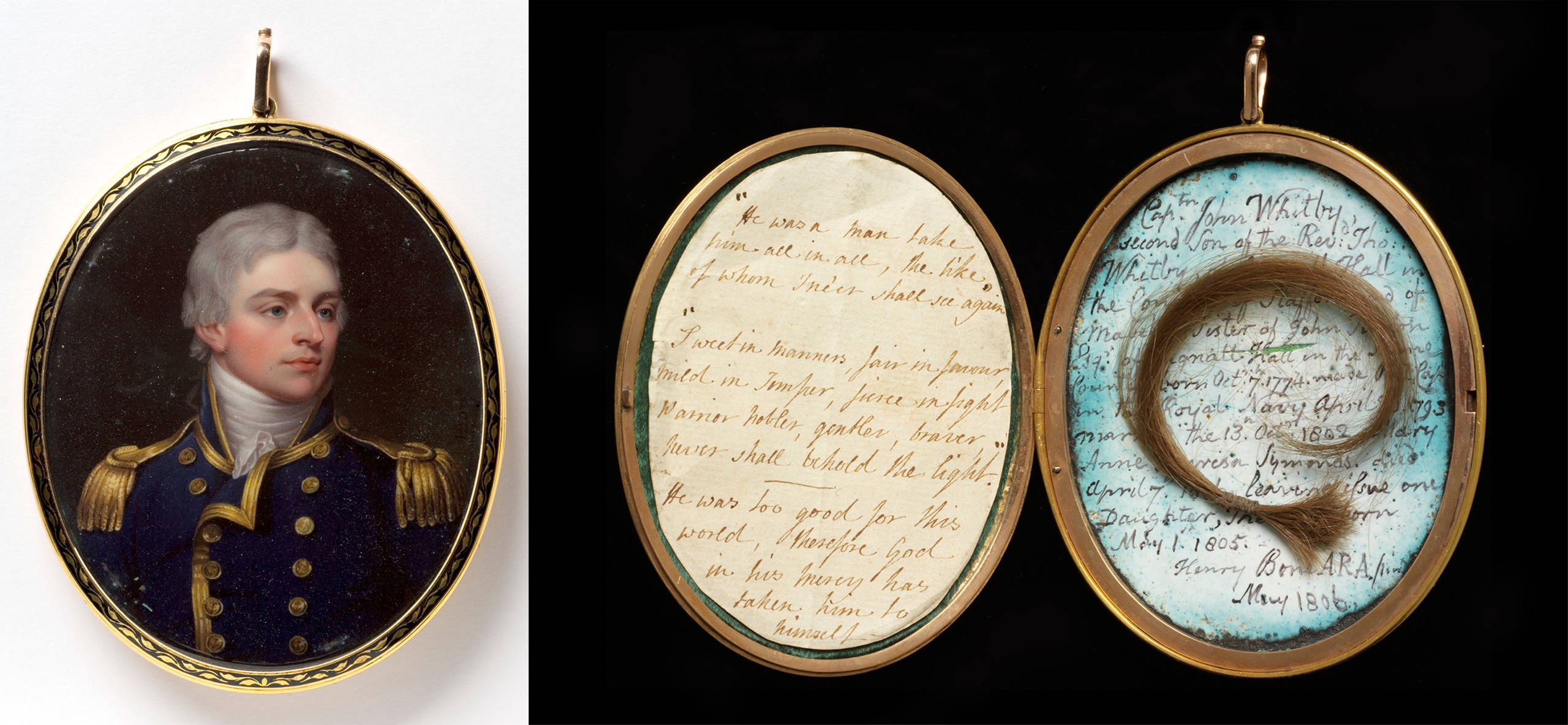 Portrait miniatures painted in enamel · V&A