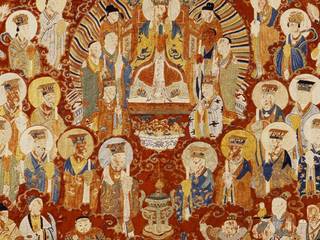 Background image: Daoist robe, 1650 – 1700, China (Qing Dynasty). Museum no. T.91-1928. © Victoria and Albert Museum, London