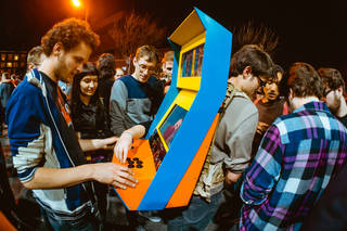 Arcade backpack 2048