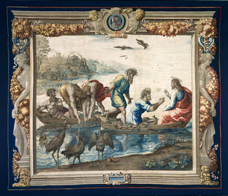 The Miraculous Draught of the Fishes, after Raphael, Mortlake, 1636–37, London. Museum no. LOAN:BUCCLEUCH.1. © Victoria and Albert Museum, London
