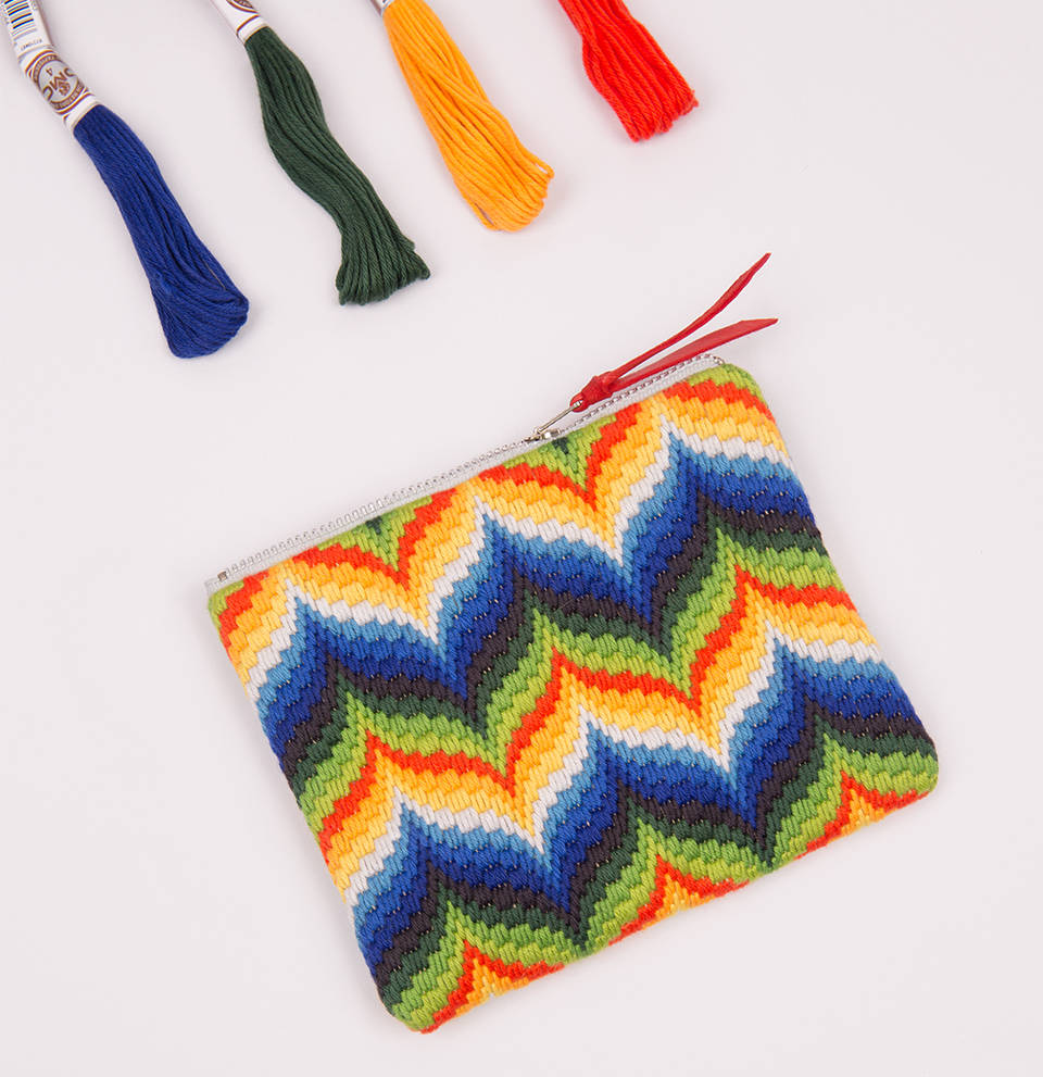 Make your own embroidered zipped pouch · V&A