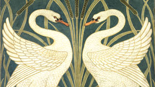 Swan, Rush and Iris, design for wallpaper, Walter Crane, 1875, England. Museum no. E.17-1945. © Victoria and Albert Museum, London