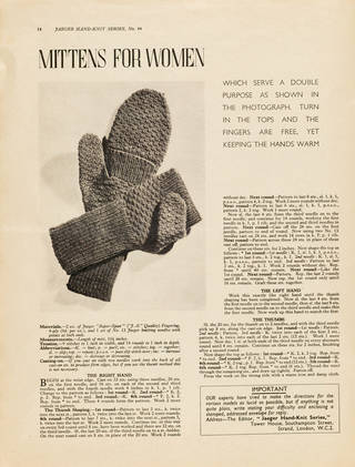 free knitting patterns for gloves on two needles uk