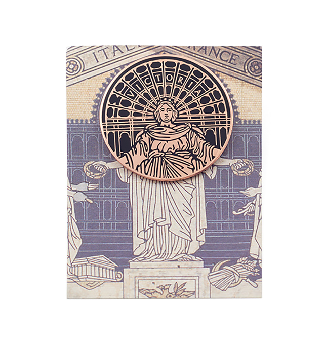 Queen Victoria enamel pin