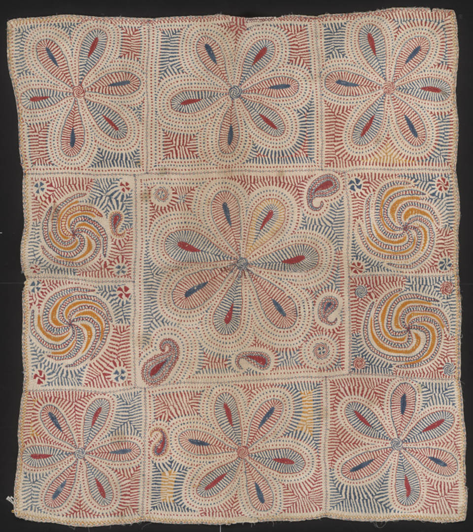 Va  kantha embroidery  inspired by tradition