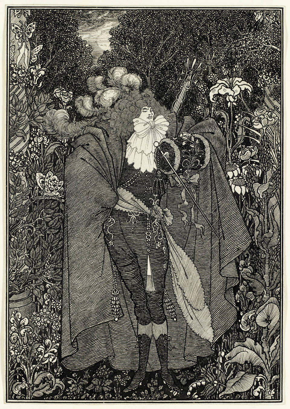 Aubrey Beardsley, Abbé ('Under the Hill'), published in The Savoy in 1896. © Victoria and Albert Museum, London