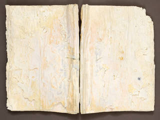 Porcelain notebook from the series 'Soul Archive', by Halim al-Karim