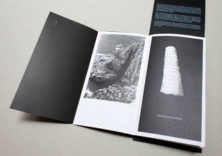 Artist's book, 'This is How the Earth Must See Itself: a walk with natural features', by Tamsin Green