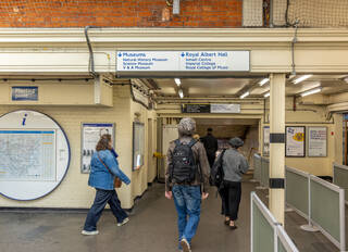 South Kensington station subway