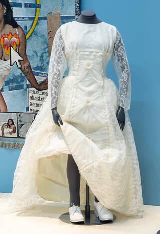 adapted wedding dress