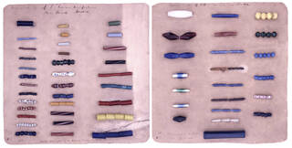 Group of glass beads