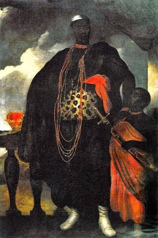 Portrait of the king of Kongo