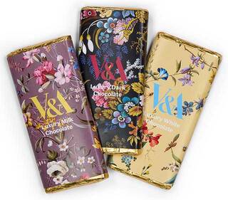 William Kilburn chocolate bars trio