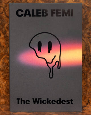 book cover with melting face and bright light