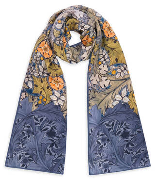 C.F.A. Voysey Thistles silk scarf