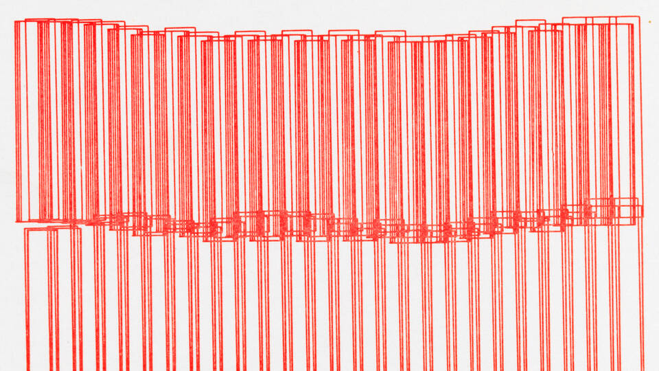 Degrees of Disruption: Vera Molnar and Generative Art - Display at